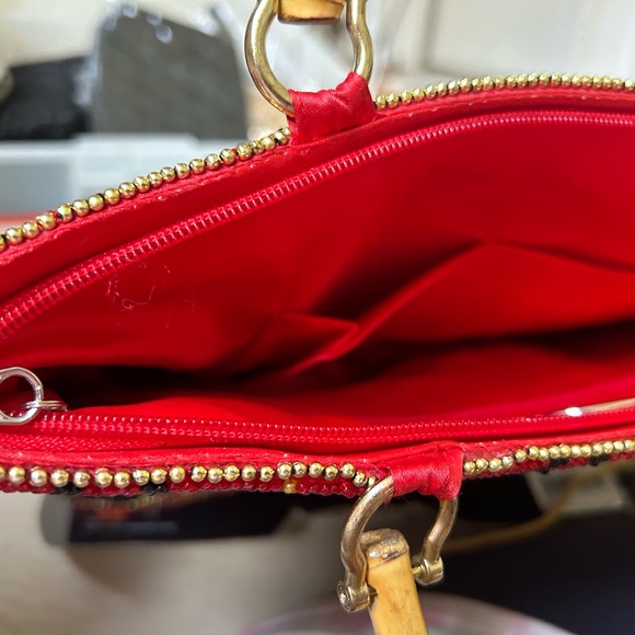 Red Lovely Beaded Tote large-see Purses,Bags more listings! - Picture 2 of 11